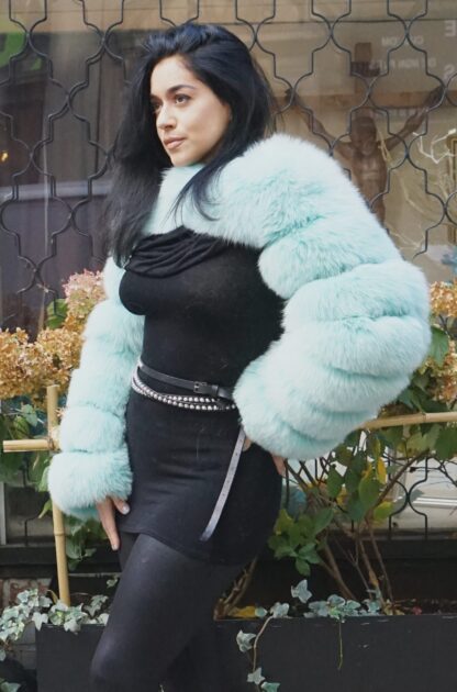 Sea Foam Green Fox Bolero Jacket 53345 - Image 3