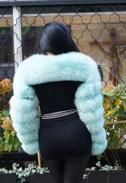 Sea Foam Green Fox Bolero Jacket 53345 - Image 4