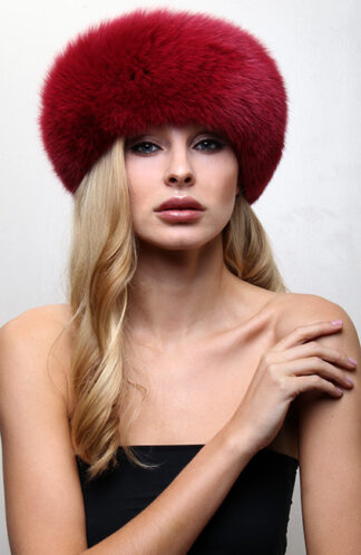 Dark Red Fox Headband 0125