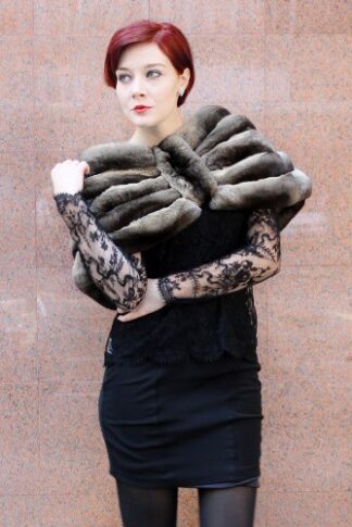 Gorgeous Chinchilla Fur Stole