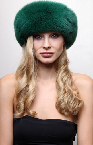 Emerald Green Fox Headband 0126
