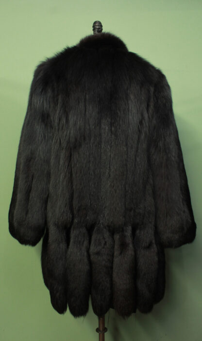 Black Fox Fur Cape Tails 22333 - Image 3