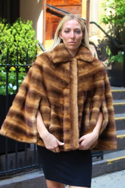 Whiskey Cross Mink Cape 837333 - Image 6