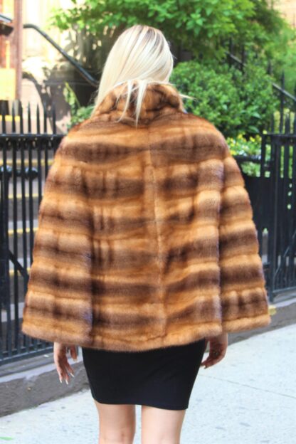 Whiskey Cross Mink Cape 837333 - Image 3