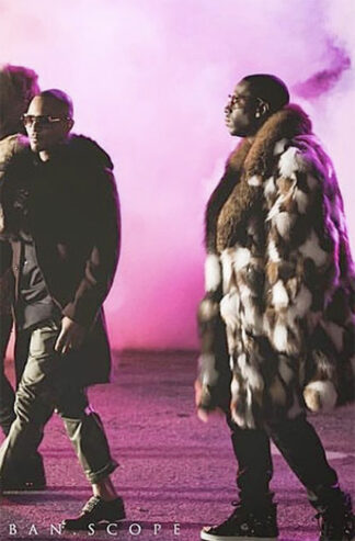 T.I. Young Dro Fox Fur Coat Fox Fur Collar 3211