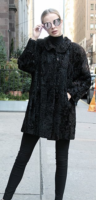 Persian Fur Jacket Size 8-10 #2856