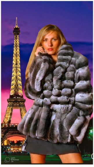Designer Chinchilla Fur Stroller 811