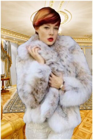 Gorgeous Canadian Lynx Fur Jacket 9966