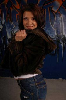 Kaufman Furs dj lazy k Demi Mink Fur Jacket