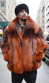 Orange Men's Fox Bomber Jacket 8745