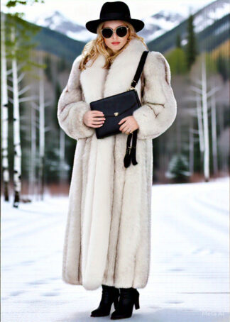 Blue Fox Coat 4747
