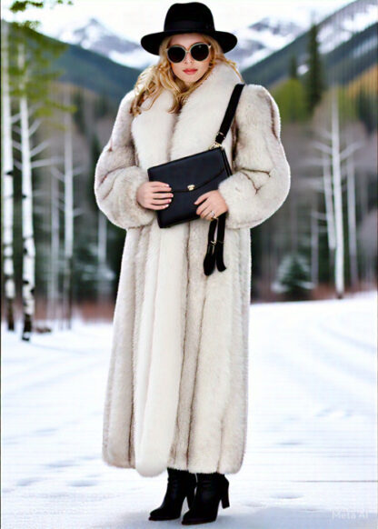 Blue Fox Coat 4747