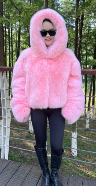 Pink Fox Hooded Jacket 88484