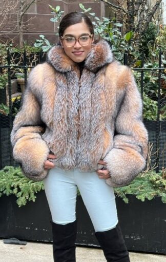 Crystal Fox Bomber Jacket  98233