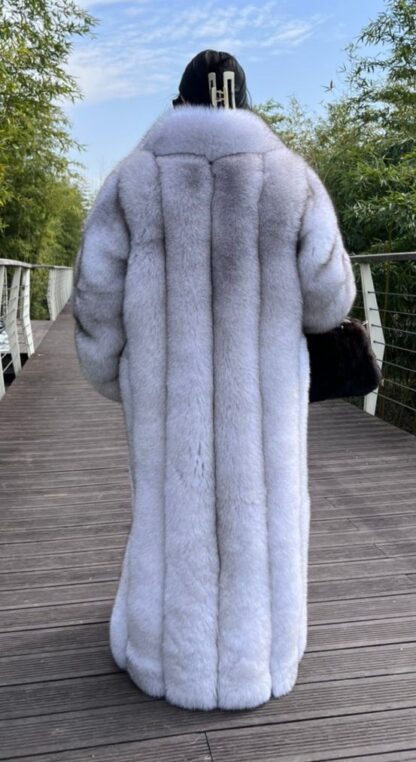 Full Length Blue Fox Coat 3883 - Image 2