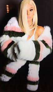 Talia Coles Fashion Stylist to the Stars White Fox Jacket
