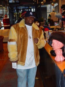 Scarface Whiskey Yellow Mink Mens Fur Jacket