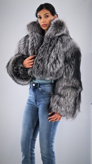 Classic Silver Fox Bolero Jacket 9432