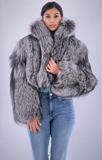Classic Silver Fox Bolero Jacket 9432 - Image 2