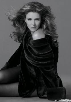 Fabulous Elizabeth Hurley Blackglama Mink Coat