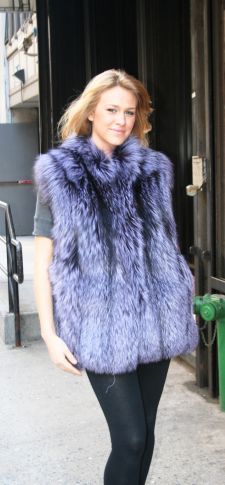 Silver Fox Fur Vest 12999