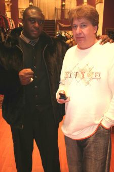 Kaufman Furs Malik Ranch Mink Bomber Jacket Security Stars