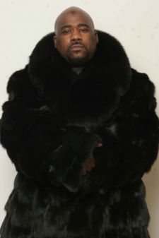 Zodiac Black Fox Mens Fur Jacket