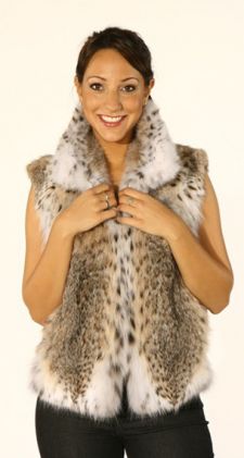 Sporty Lynx Fur Vest 4422