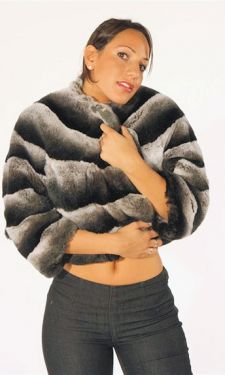 Sexy Chinchilla Rex Jacket 75756