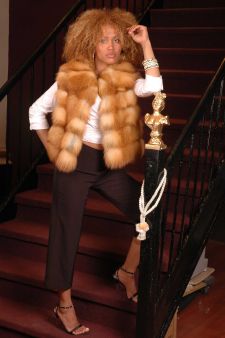 Amazing Red Fox Fur Vest 88811