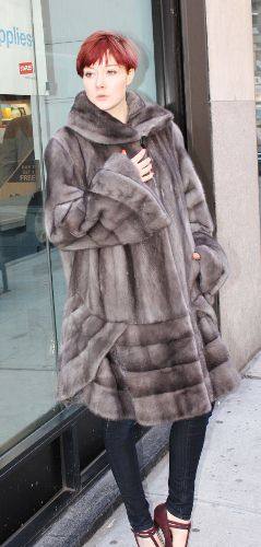 Blue Iris Kimono Swing Mink Stroller