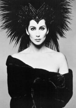 Cher Blackglama Mink Fur Coat