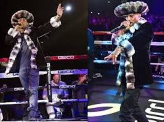Rapper Fabulous Throne Boxing Wearing Chinchilla and Mink Fur Coat