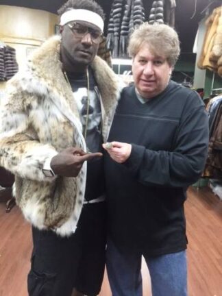 Jamal Brown Lynx Bomber Fur Jacket