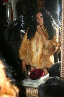 Sexy Red Fox Fur Jacket 00222