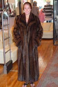 Simply Classic Russian Sable Coat 8811