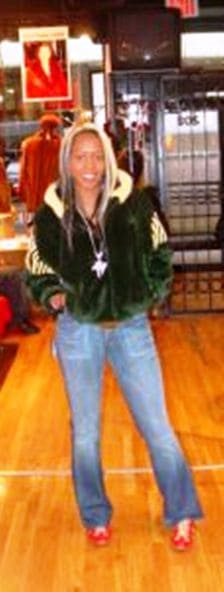 Remy Martin Green Sheared Mink Fur Jacket