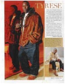 Tyrese Cognac Mink Fur Jacket Chinchilla Collar