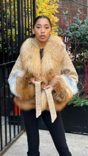 Red Fox Wool Knit Jacket 84747
