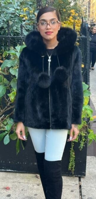 Ranch Mink Bomber Jacket 7474