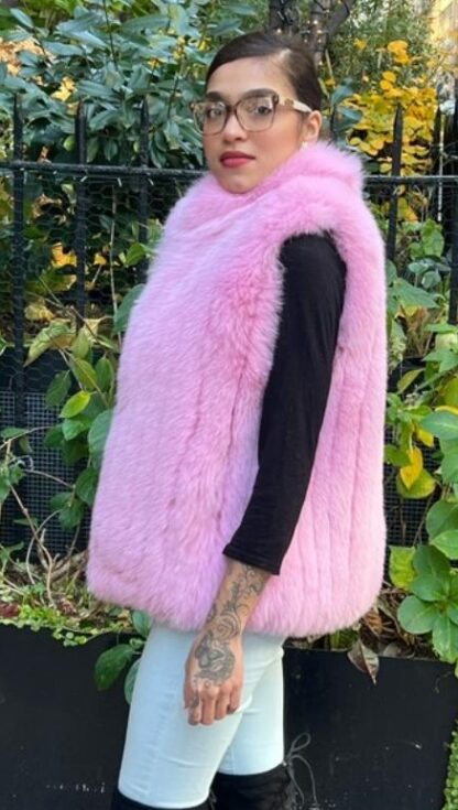 Pink Fox Vest 2828 Size 6-8 - Image 2